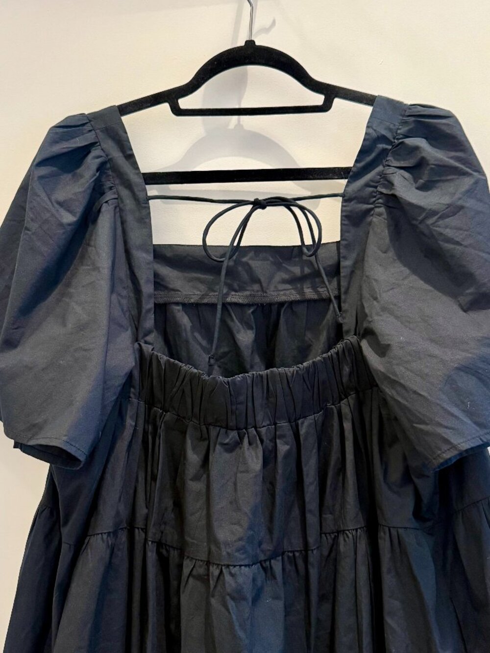 Abercrombie & Fitch Angel Sleeve Trapeze Mini Dress - NWT - XL - Picture 7 of 13